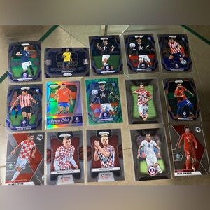 15 card soccer futbol lot Copa America Prizm 2018 Prizm World Cup Rakitic